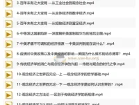 黄江南教授讲世界经济变局：观念经济学（33讲视频课程）