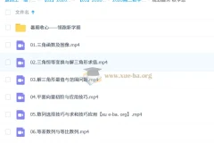 2026高考数学一轮复习 王伟知识视频+规划服务 暑假班秋季班全套