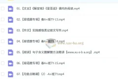 2024-2025初一语文董俣A+班 暑假班+秋季班+寒假班+春季班全套课程