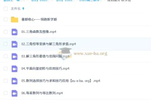 2026高考数学一轮复习 王伟知识视频+规划服务 暑假班秋季班全套