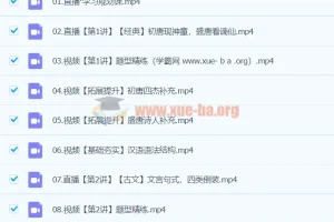 2024高中语文 高一张亚柔语文 寒假班 课程资源