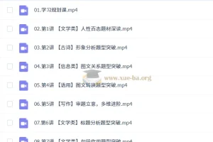 2027高中高二语文 罗斐然 A+暑假班 课程合集